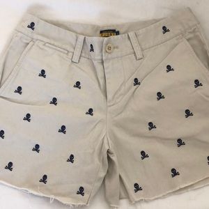 Ralph Lerann rugby school and crossbones shorts